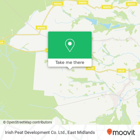 Irish Peat Development Co. Ltd. map