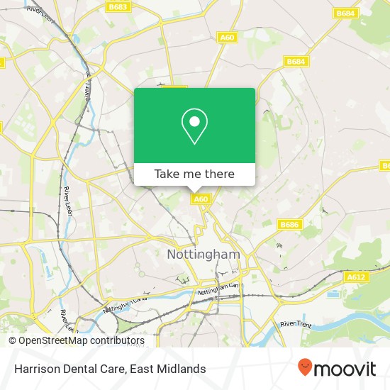 Harrison Dental Care map