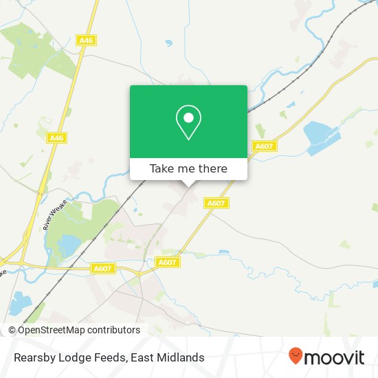 Rearsby Lodge Feeds map