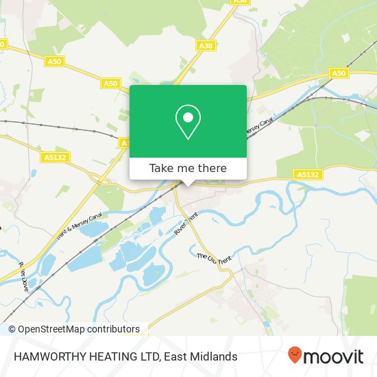 HAMWORTHY HEATING LTD map