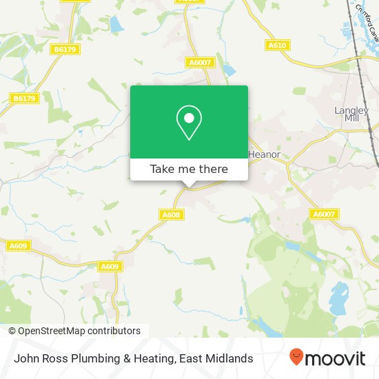 John Ross Plumbing & Heating map