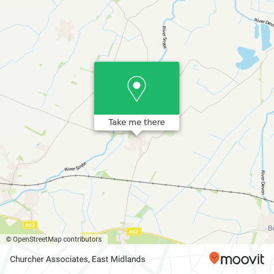 Churcher Associates map