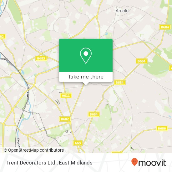 Trent Decorators Ltd. map