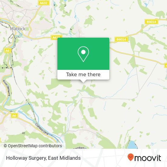 Holloway Surgery map