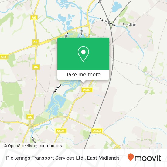 Pickerings Transport Services Ltd. map