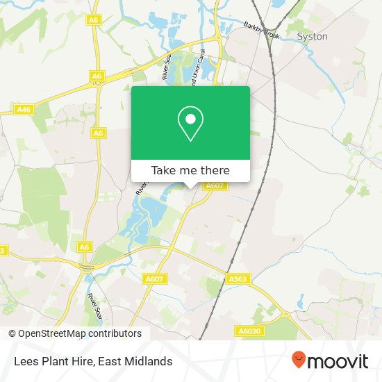 Lees Plant Hire map