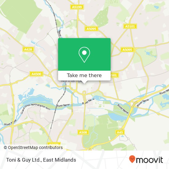 Toni & Guy Ltd. map