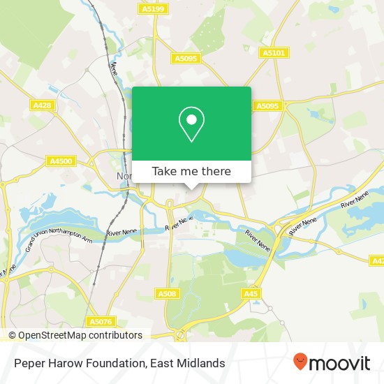 Peper Harow Foundation map