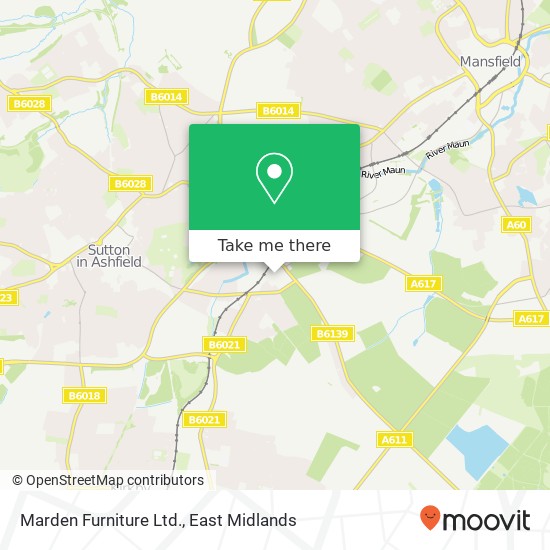 Marden Furniture Ltd. map