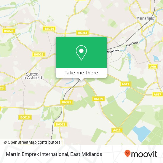 Martin Emprex International map