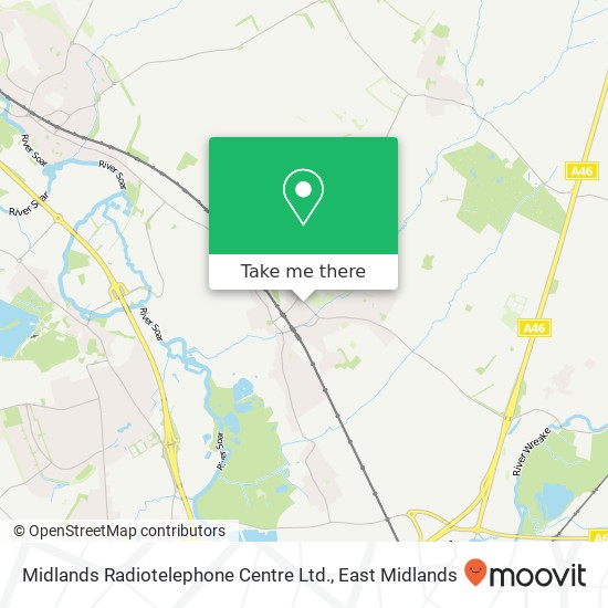 Midlands Radiotelephone Centre Ltd. map