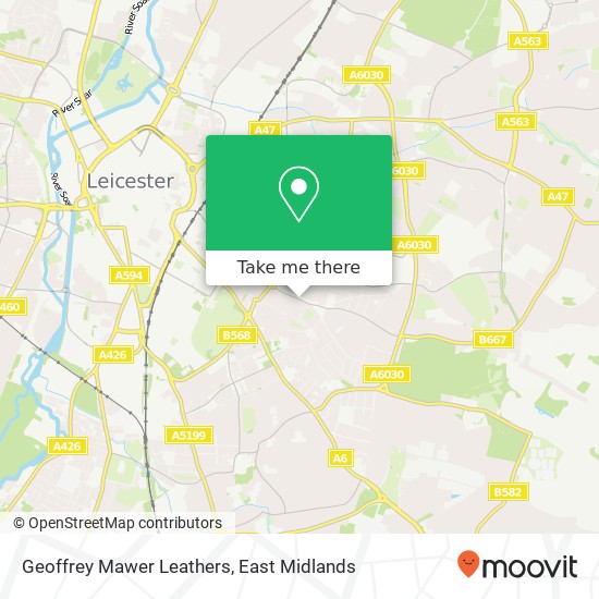 Geoffrey Mawer Leathers map