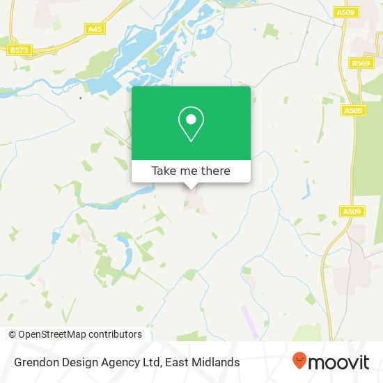 Grendon Design Agency Ltd map