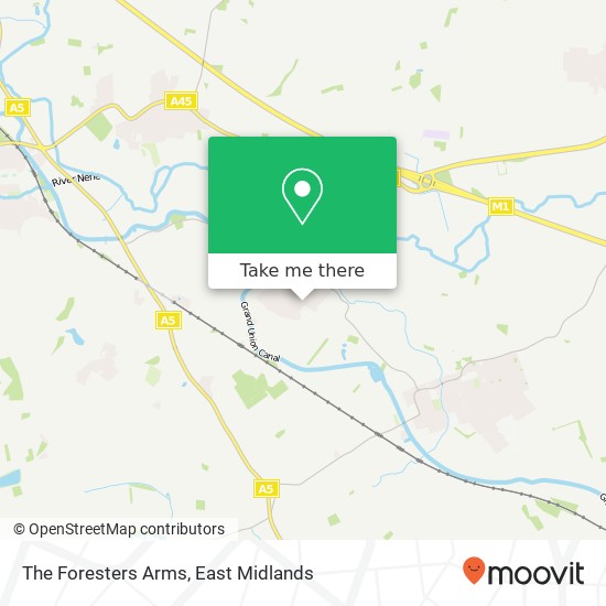 The Foresters Arms map