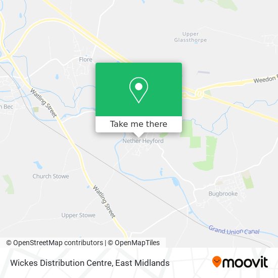 Wickes Distribution Centre map