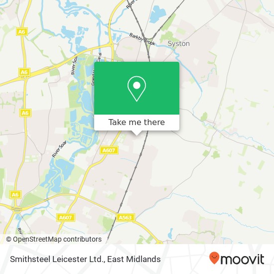 Smithsteel Leicester Ltd. map