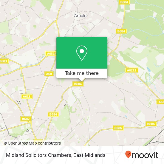 Midland Solicitors Chambers map