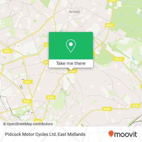 Pidcock Motor Cycles Ltd map