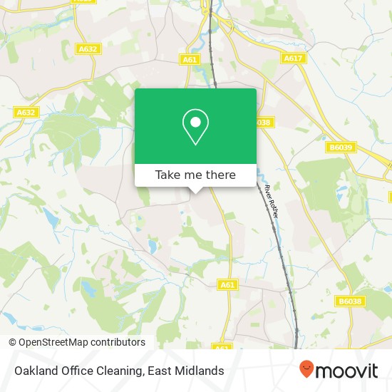 Oakland Office Cleaning map