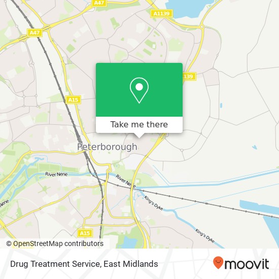 Drug Treatment Service map