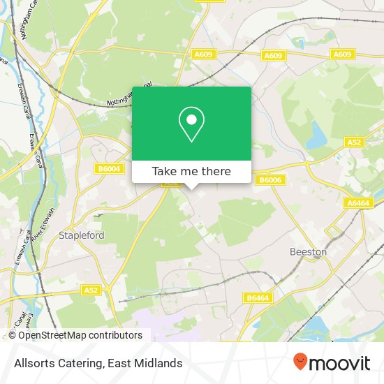 Allsorts Catering map