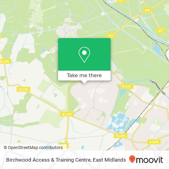 Birchwood Access & Training Centre map