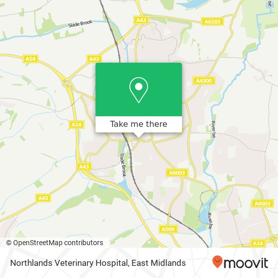 Northlands Veterinary Hospital map