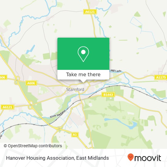 Hanover Housing Association map