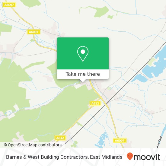 Barnes & West Building Contractors map