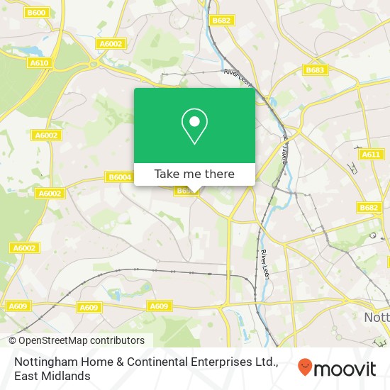 Nottingham Home & Continental Enterprises Ltd. map