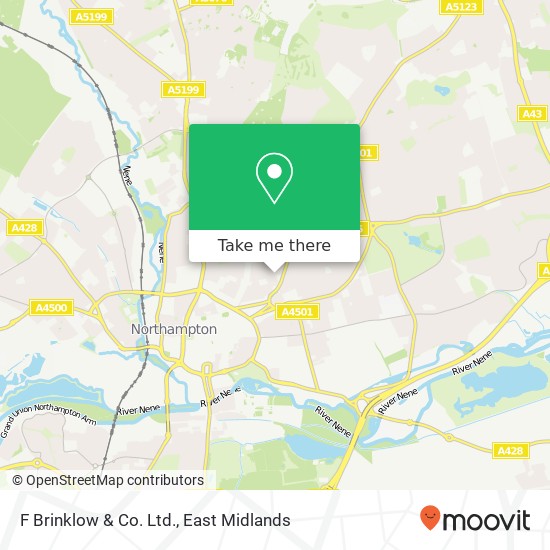 F Brinklow & Co. Ltd. map
