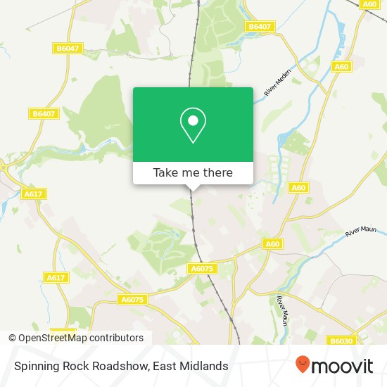 Spinning Rock Roadshow map