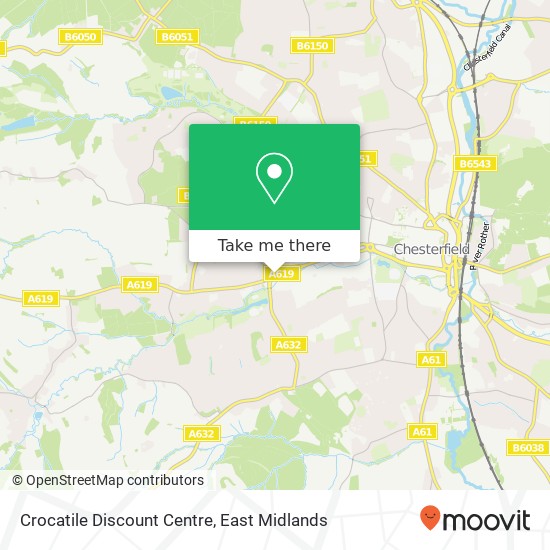 Crocatile Discount Centre map