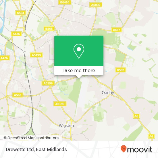 Drewetts Ltd map