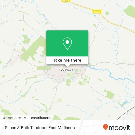 Sanan & Balti Tandoori map