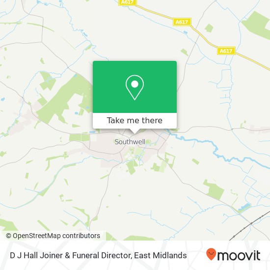 D J Hall Joiner & Funeral Director map