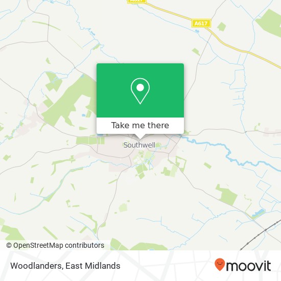 Woodlanders map