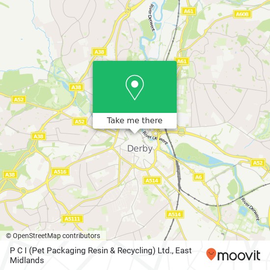 P C I (Pet Packaging  Resin & Recycling) Ltd. map