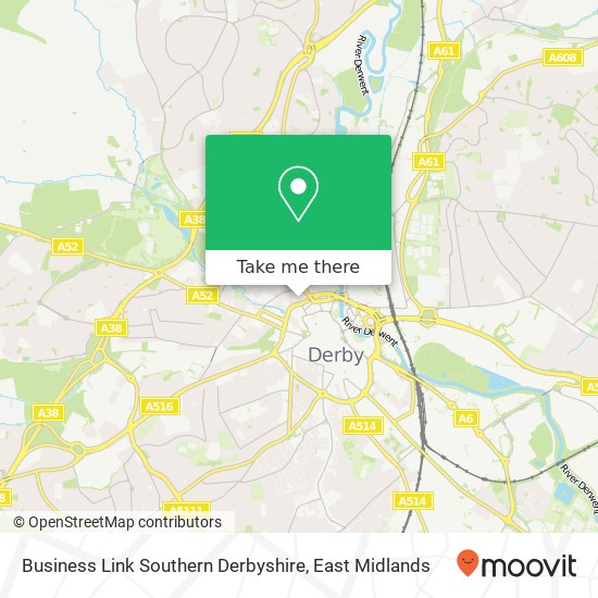 Business Link Southern Derbyshire map