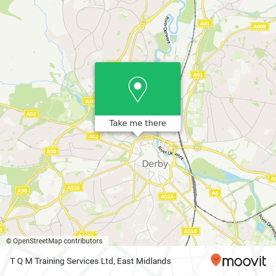 T Q M Training Services Ltd map