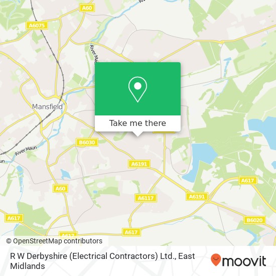 R W Derbyshire (Electrical Contractors) Ltd. map