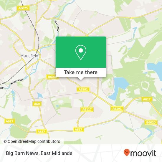 Big Barn News map