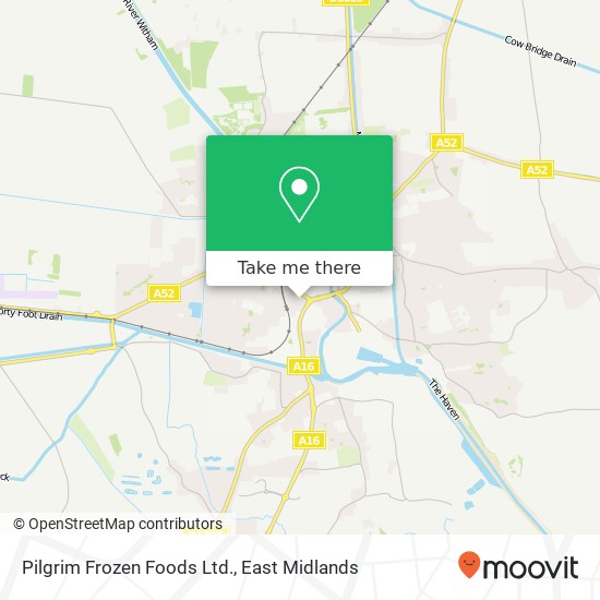 Pilgrim Frozen Foods Ltd. map