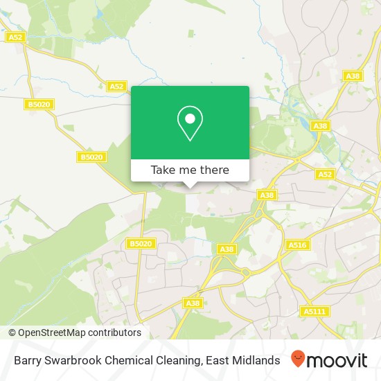 Barry Swarbrook Chemical Cleaning map