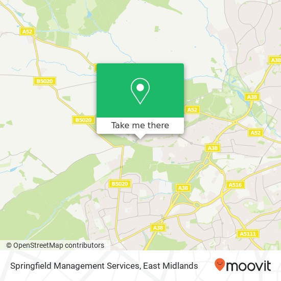 Springfield Management Services map