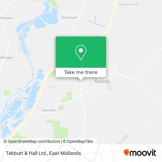 Tebbutt & Hall Ltd. map