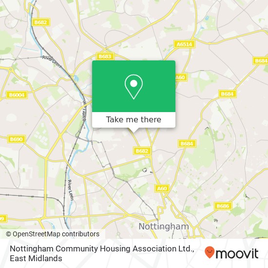 Nottingham Community Housing Association Ltd. map