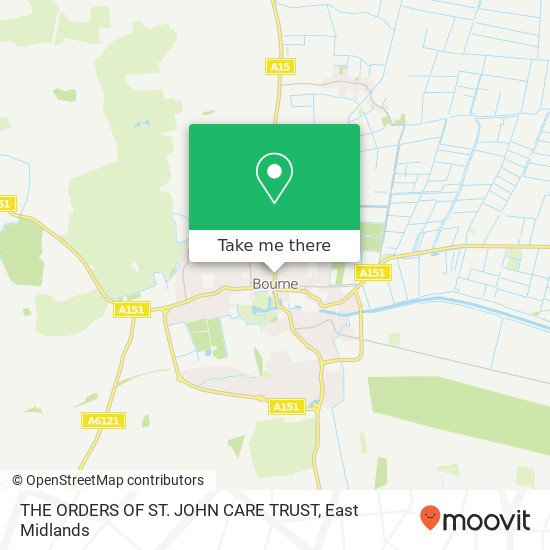 THE ORDERS OF ST. JOHN CARE TRUST map
