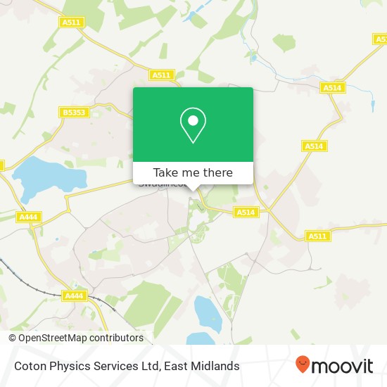 Coton Physics Services Ltd map