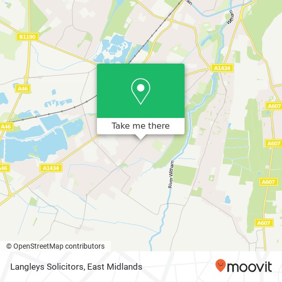 Langleys Solicitors map